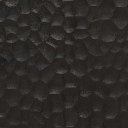 Móvel de TV madeira de mangueira maciça preto