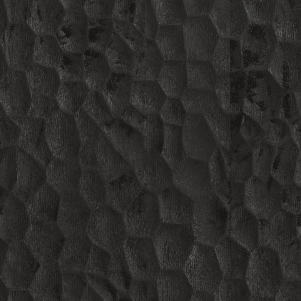 Móvel de apoio 60x33x75 cm madeira de mangueira maciça preto