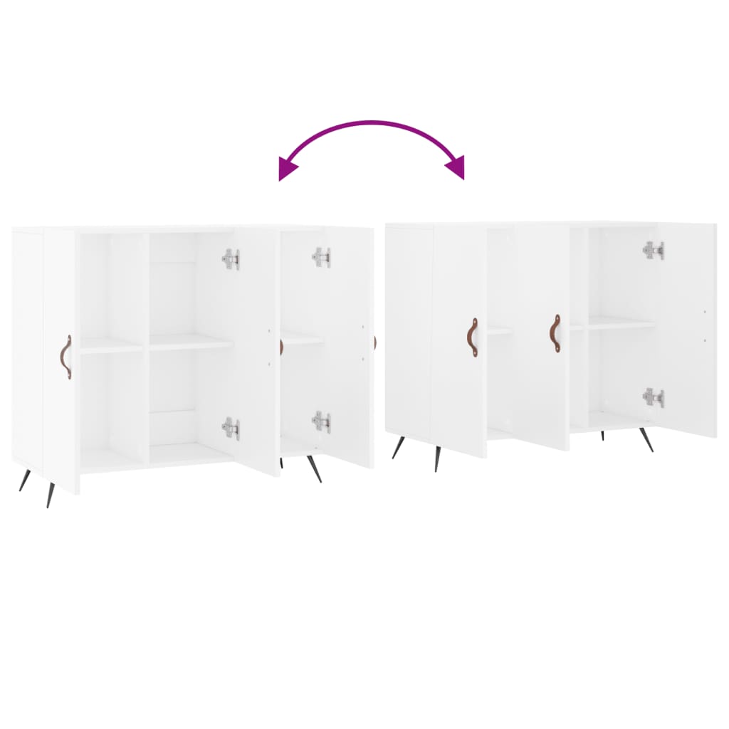 Aparador 90x34x80 cm derivados de madeira branco