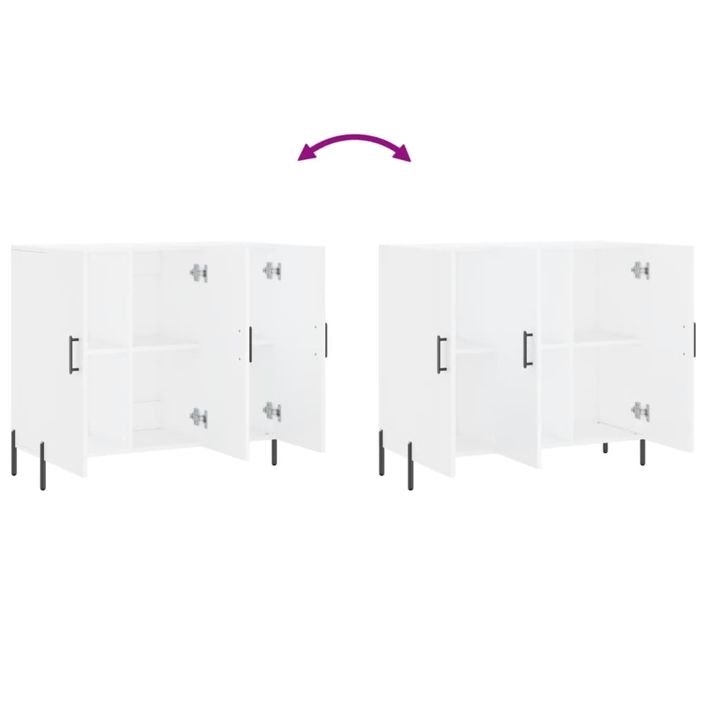 Aparador 90x34x80 cm derivados de madeira branco