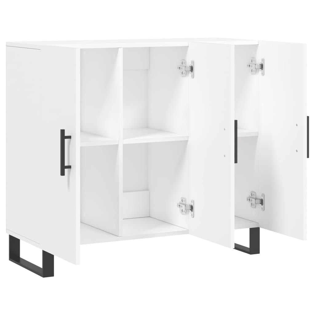 Aparador 90x34x80 cm derivados de madeira branco