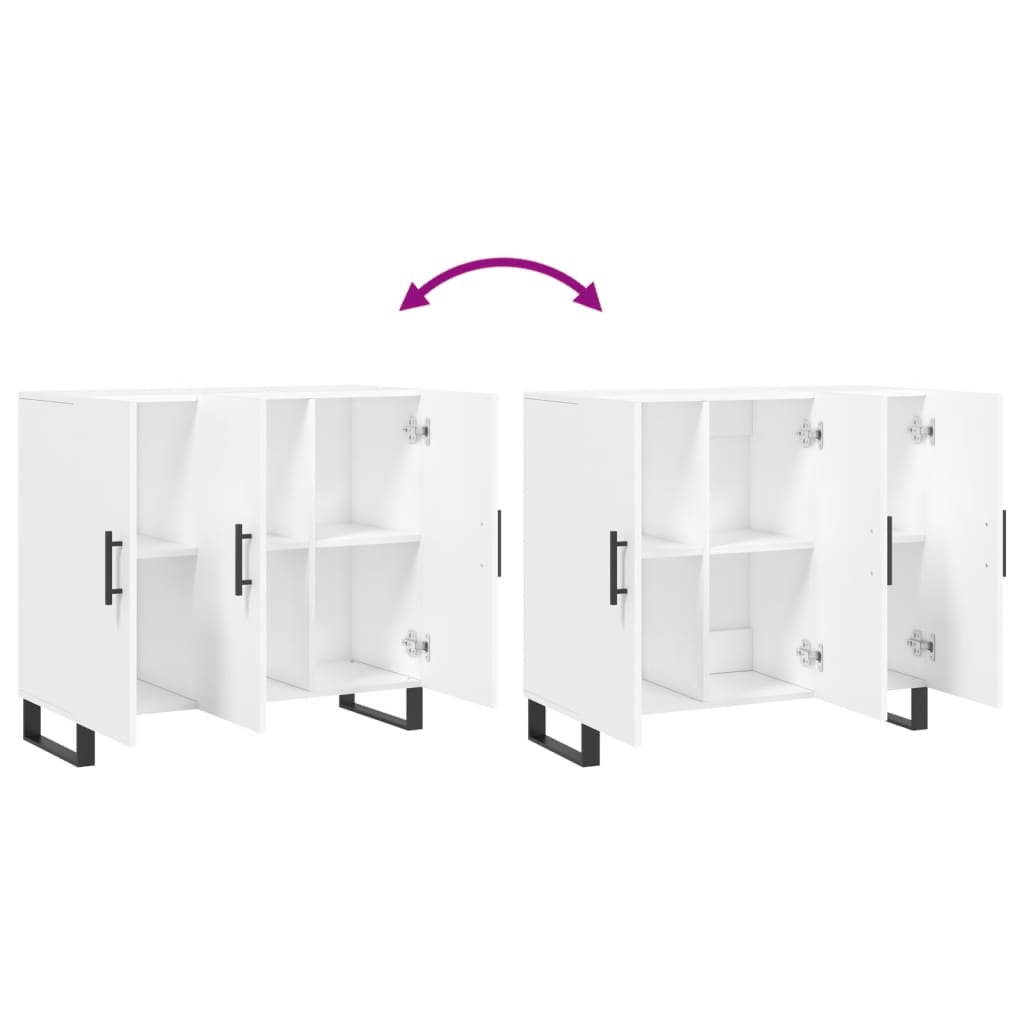 Aparador 90x34x80 cm derivados de madeira branco