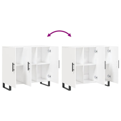 Aparador 90x34x80 cm derivados de madeira branco