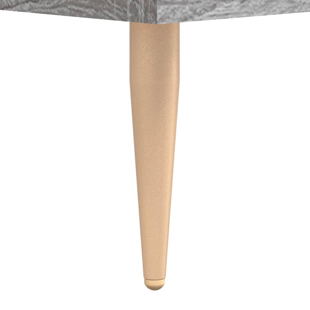 Mesa de centro 102x50x40cm derivados de madeira cinzento sonoma