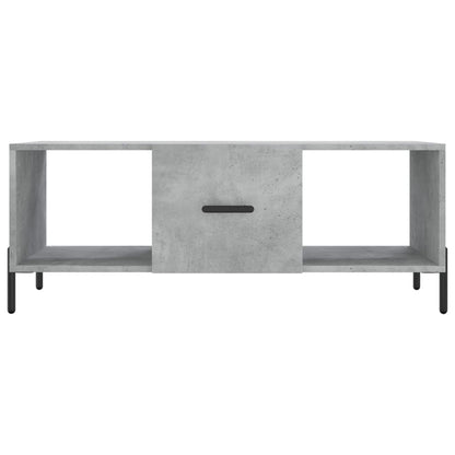 Mesa de centro 102x50x40 cm madeira processada cinza cimento