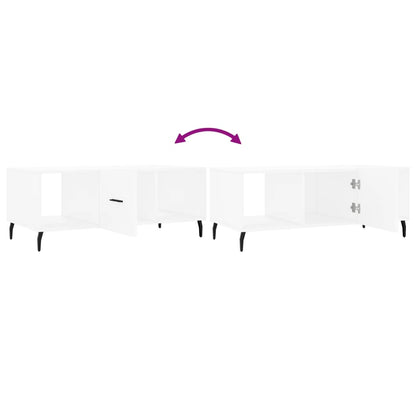 Mesa de centro 102x50x40 cm madeira processada branco