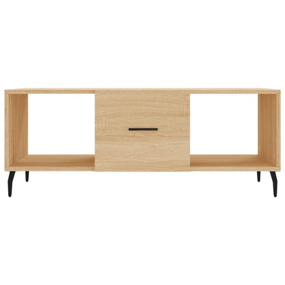 Mesa de centro 102x50x40 derivados de madeira carvalho sonoma