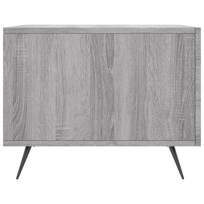 Mesas de centro 2 pcs 50x50x40 cm madeira proc. sonoma cinza