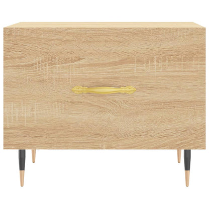Mesa de centro 50x50x40 cm derivados de madeira carvalho sonoma