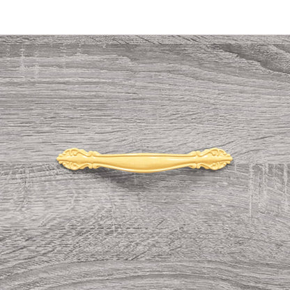 Mesa de centro 50x50x40 cm derivados madeira sonoma cinza