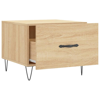 Mesa de centro 50x50x40 cm derivados de madeira carvalho sonoma