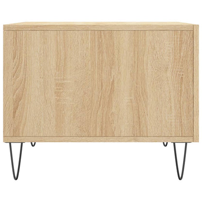Mesa de centro 50x50x40 cm derivados de madeira carvalho sonoma