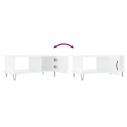 Mesa de centro 90x50x40 cm madeira processada branco