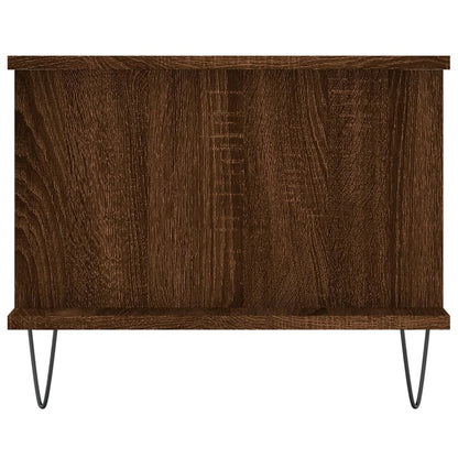 Mesa centro 90x50x40 cm derivados de madeira carvalho castanho