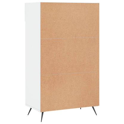 Sapateira 60x35x105 cm derivados de madeira branco brilhante