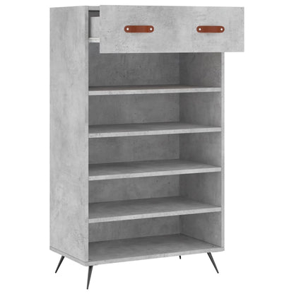 Sapateira 60x35x105 cm derivados de madeira cinzento cimento