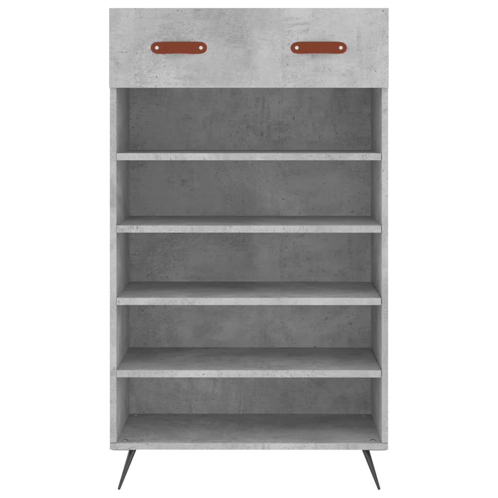 Sapateira 60x35x105 cm derivados de madeira cinzento cimento