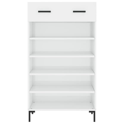 Sapateira 60x35x105 cm derivados de madeira branco brilhante