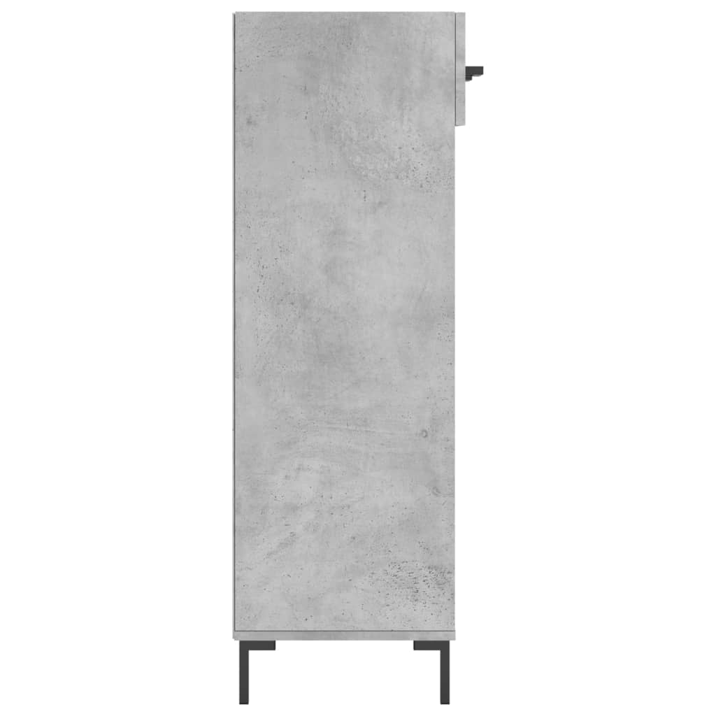 Sapateira 60x35x105 cm derivados de madeira cinzento cimento