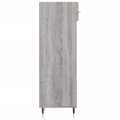 Sapateira 30x35x105 cm derivados de madeira cinzento sonoma