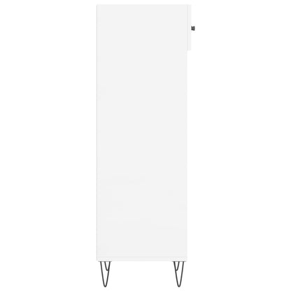 Sapateira 30x35x105 cm derivados de madeira branco brilhante