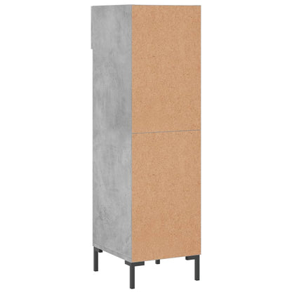 Sapateira 30x35x105 cm derivados de madeira cinzento cimento
