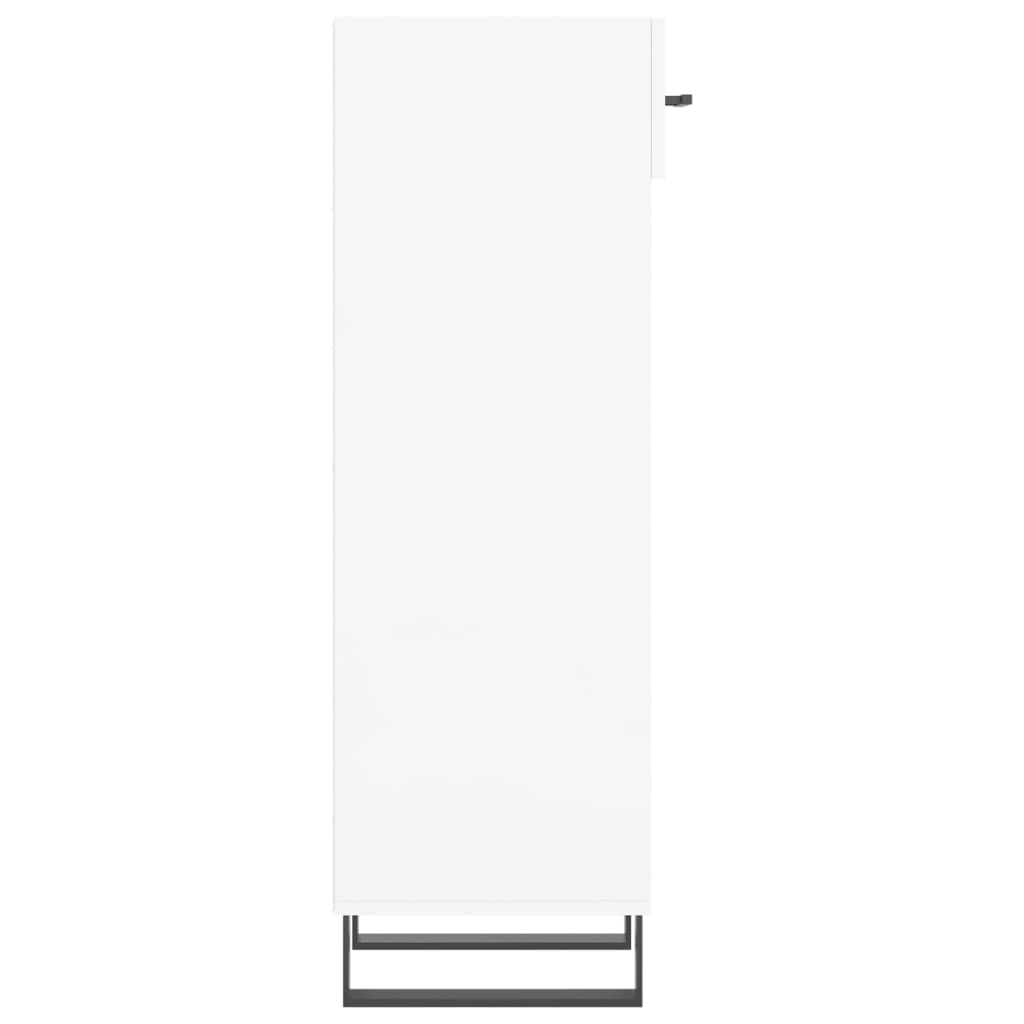 Sapateira 30x35x105 cm derivados de madeira branco brilhante
