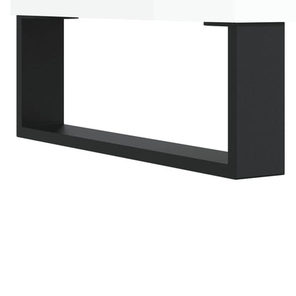 Sapateira 30x35x105 cm derivados de madeira branco brilhante