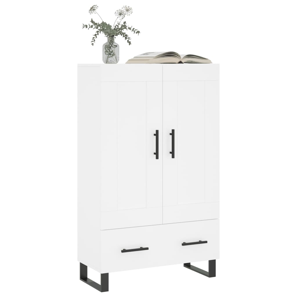 Aparador alto 69,5x31x115 cm derivados de madeira branco