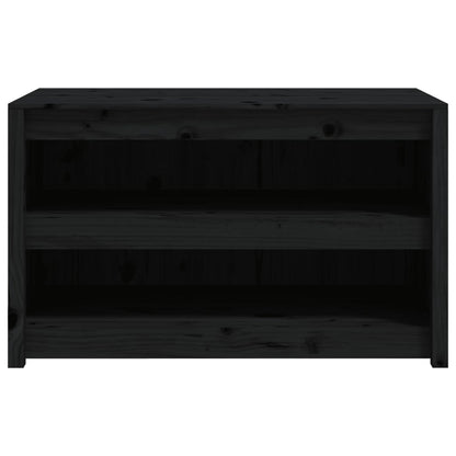 Armário de cozinha p/ exterior 106x55x64 cm pinho maciço preto