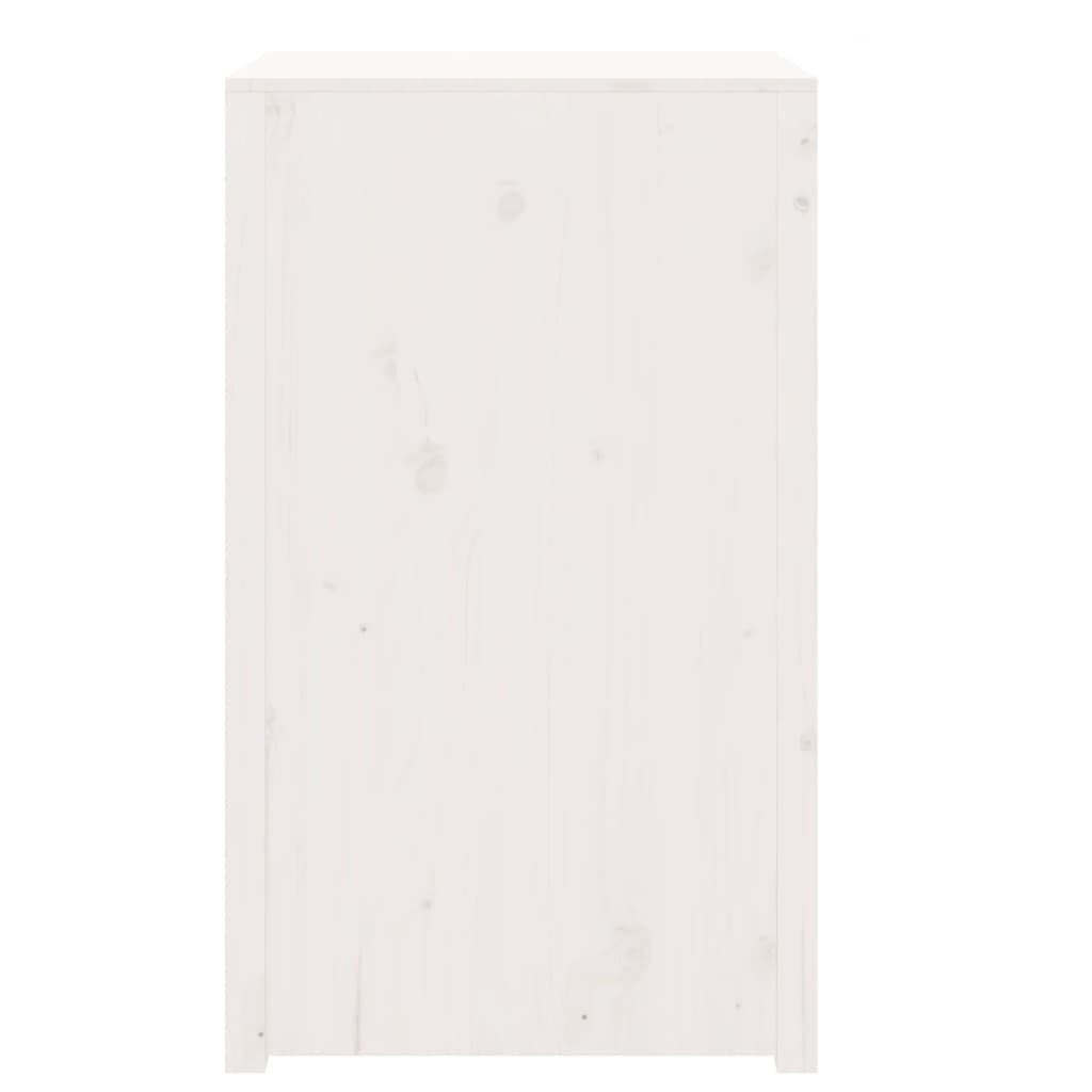 Armário de cozinha p/ exterior 55x55x92 cm pinho maciço branco