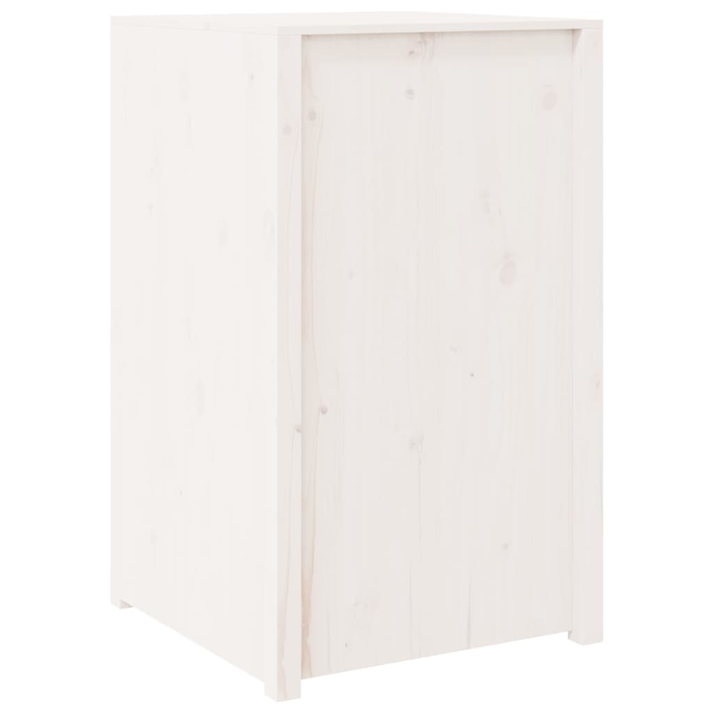 Armário de cozinha p/ exterior 55x55x92 cm pinho maciço branco