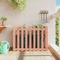 Canteiro elevado c/ design de cerca 100x50x70cm madeira douglas