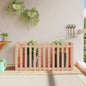 Canteiro elevado c/ design de cerca 150x50x70cm madeira douglas