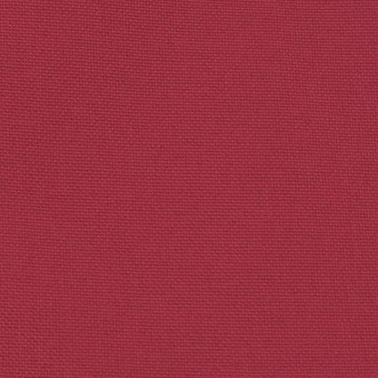 Poltrona com apoio de pés tecido vermelho tinto