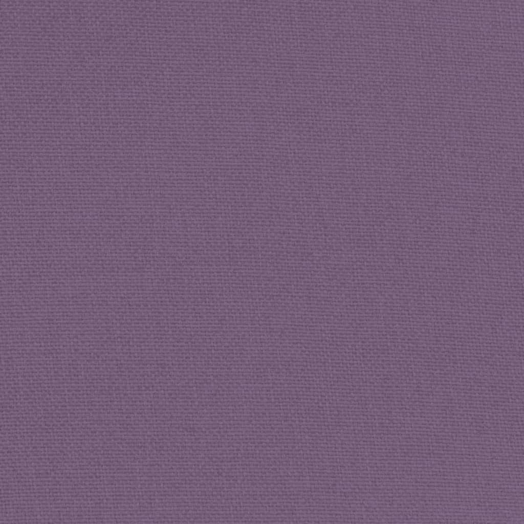 Poltrona com apoio de pés tecido roxo