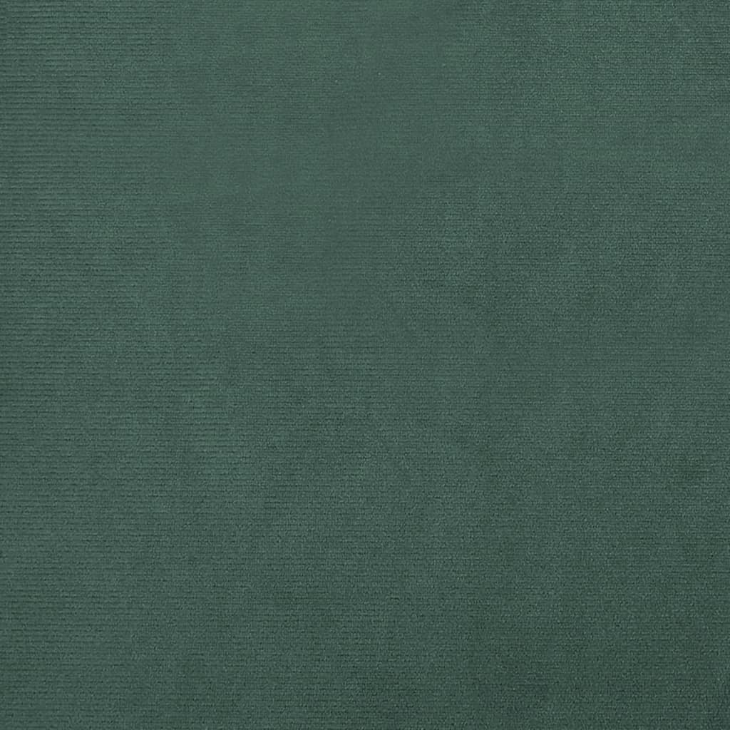 Poltrona veludo verde-escuro