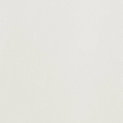 Poltrona com apoio de pés couro artificial branco