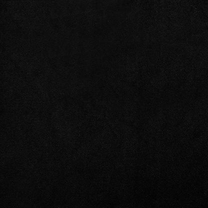 Poltrona com apoio de pés veludo preto