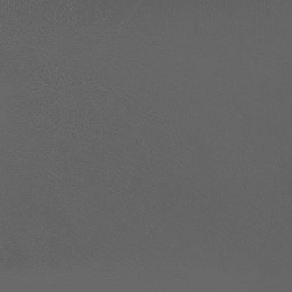 Poltrona com apoio de pés couro artificial cinzento