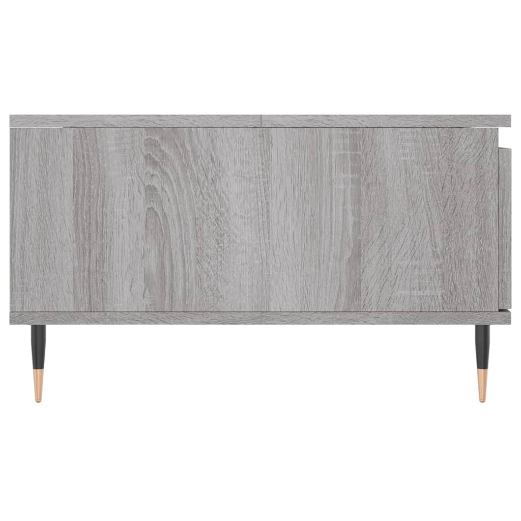 Mesa de centro 90x60x35 cm derivados de madeira cinzento sonoma
