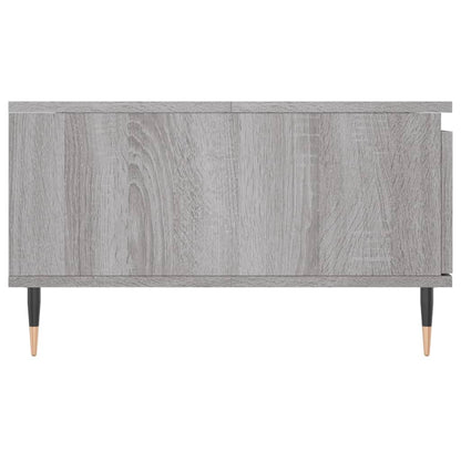 Mesa de centro 90x60x35 cm derivados de madeira cinzento sonoma