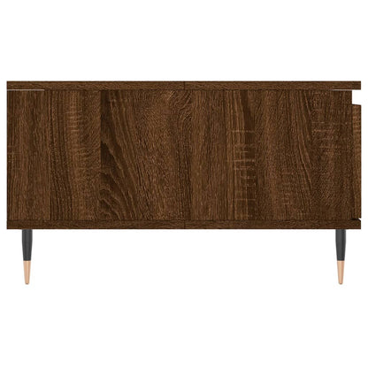 Mesa de centro 90x60x35 cm derivados madeira carvalho castanho