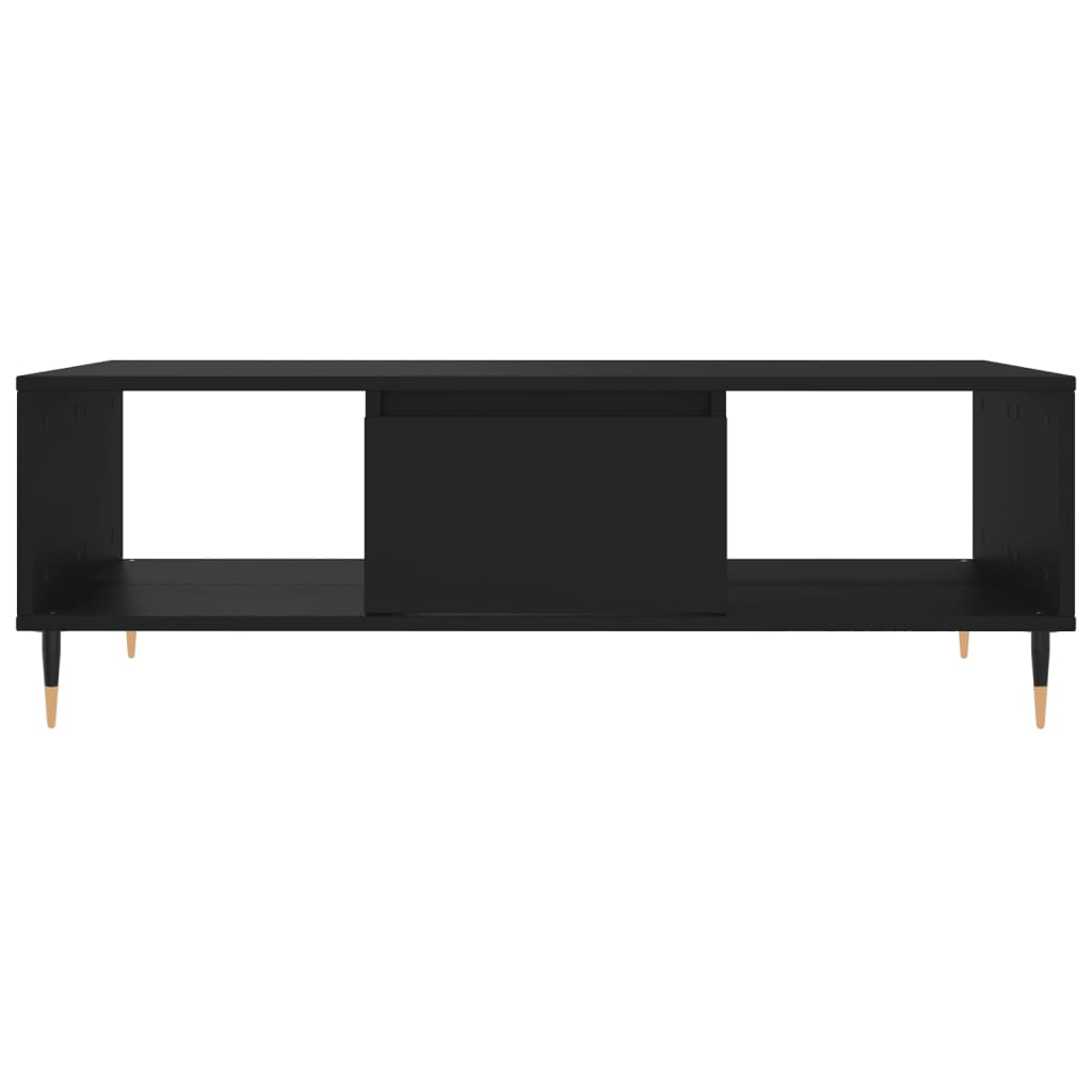 Mesa de centro 104x60x35 cm derivados de madeira preto