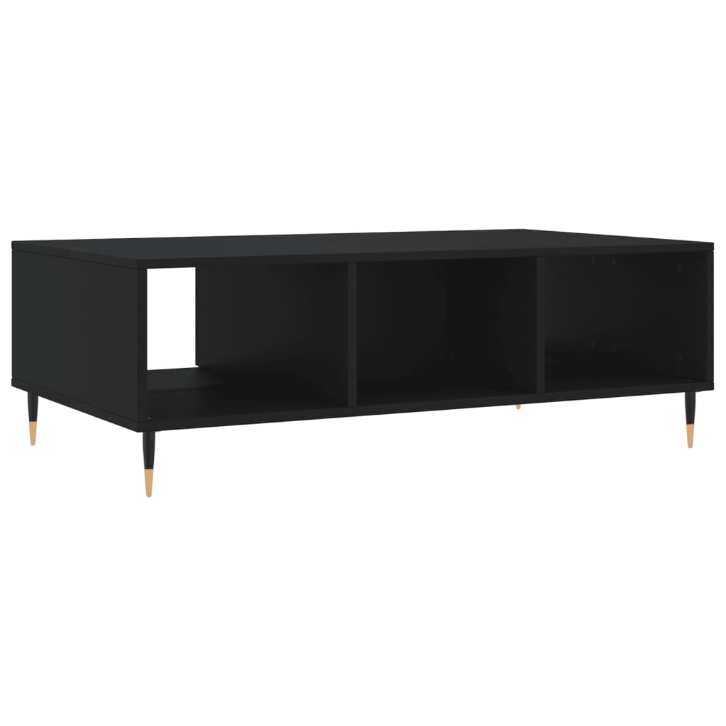 Mesa de centro 104x60x35 cm derivados de madeira preto