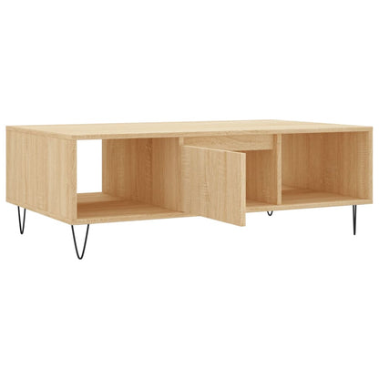 Mesa de centro 104x60x35cm derivados de madeira carvalho sonoma