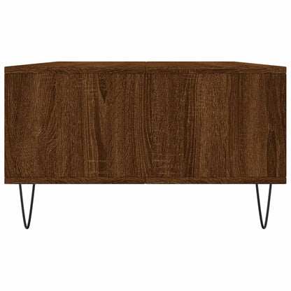 Mesa de centro 104x60x35 cm derivados madeira carvalho castanho