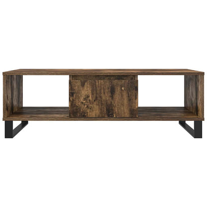 Mesa de centro 104x60x35cm derivados de madeira carvalho fumado