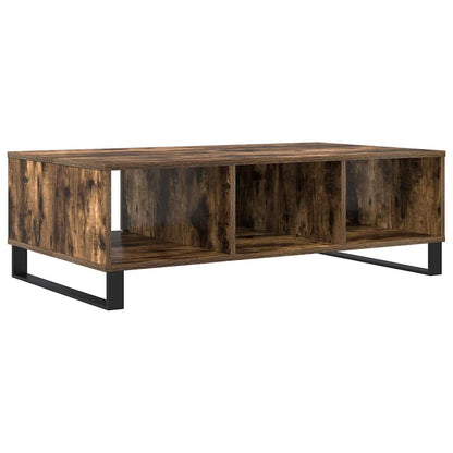 Mesa de centro 104x60x35cm derivados de madeira carvalho fumado