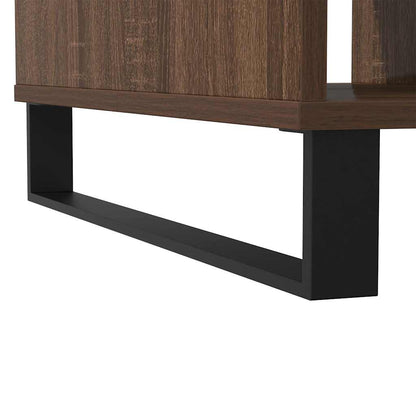 Mesa de centro 104x60x35 cm derivados madeira carvalho castanho